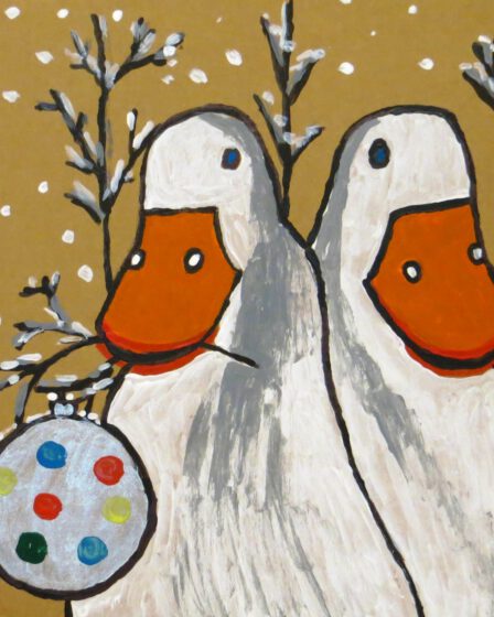 Gänse-Weihnacht