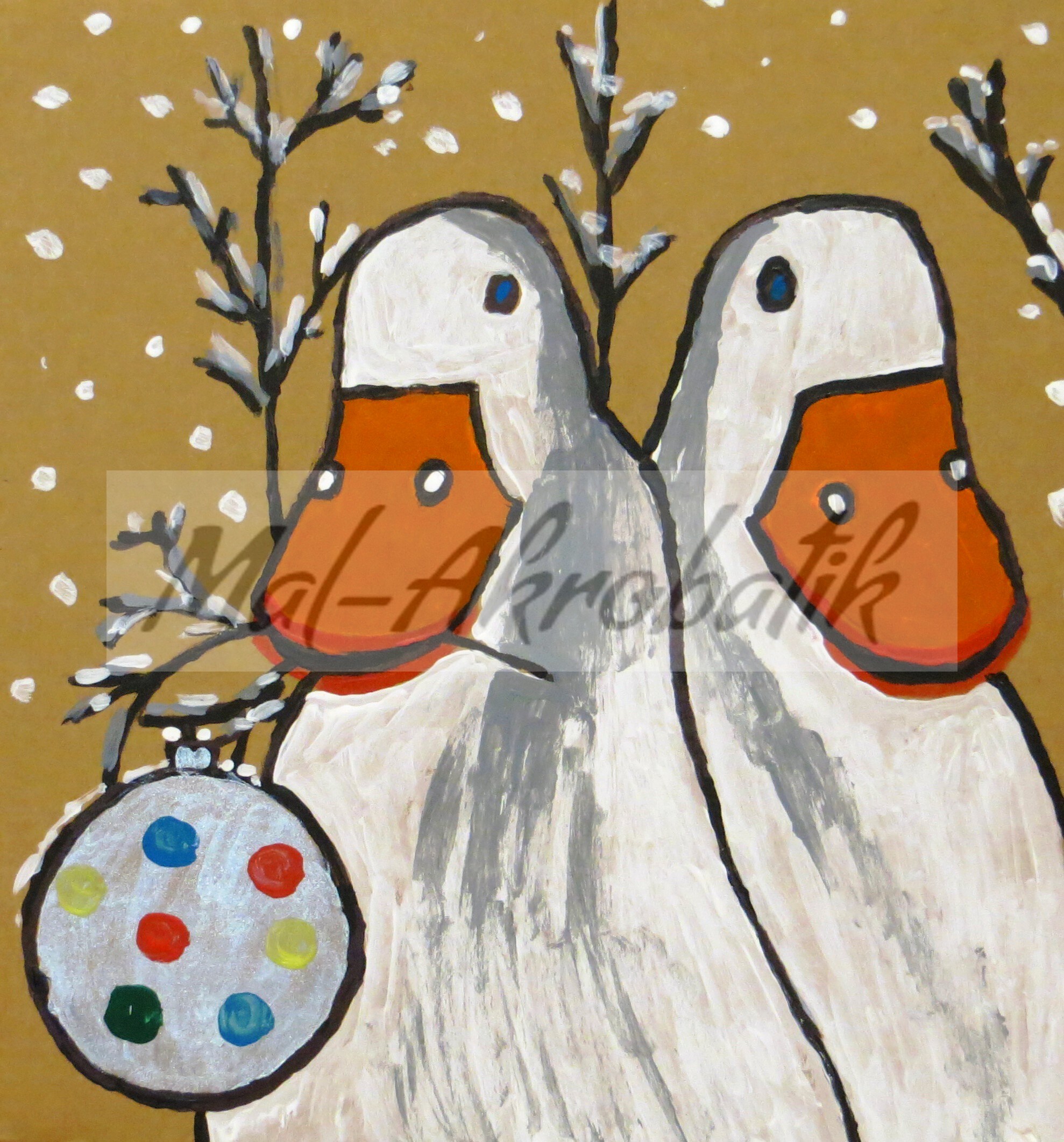 Gänse-Weihnacht