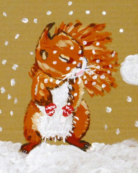 Schneeballschlacht